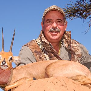 Hunting Steenbuck with Wintershoek Johnny Vivier Safaris in SA