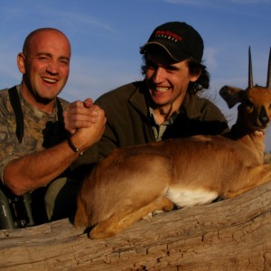 Hunting Steenbuck with Wintershoek Johnny Vivier Safaris in SA