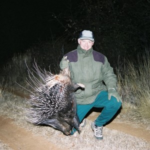 Hunting Porcupine with Wintershoek Johnny Vivier Safaris in SA