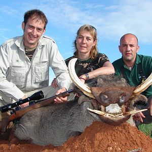 Hunting Warthog with Wintershoek Johnny Vivier Safaris in SA