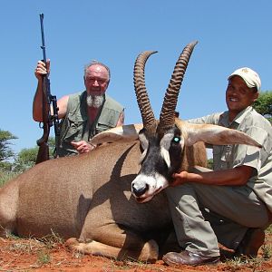 Hunting Roan with Wintershoek Johnny Vivier Safaris in SA