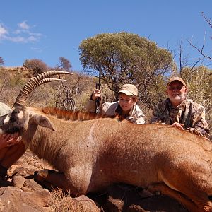 Hunting Roan with Wintershoek Johnny Vivier Safaris in SA