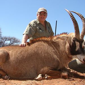 Hunting Roan with Wintershoek Johnny Vivier Safaris in SA