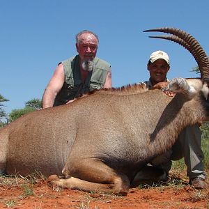 Hunting Roan with Wintershoek Johnny Vivier Safaris in SA