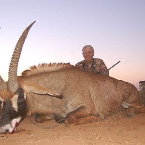 Hunting Roan with Wintershoek Johnny Vivier Safaris in SA