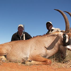 Hunting Roan with Wintershoek Johnny Vivier Safaris in SA