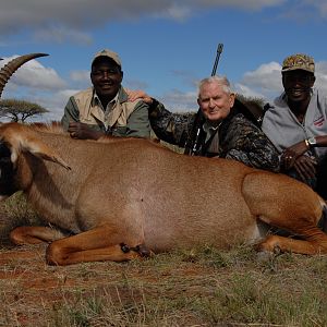 Hunting Roan with Wintershoek Johnny Vivier Safaris in SA