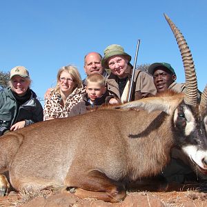 Hunting Roan with Wintershoek Johnny Vivier Safaris in SA