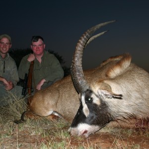 Hunting Roan with Wintershoek Johnny Vivier Safaris in SA