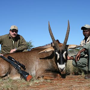 Hunting Roan with Wintershoek Johnny Vivier Safaris in SA