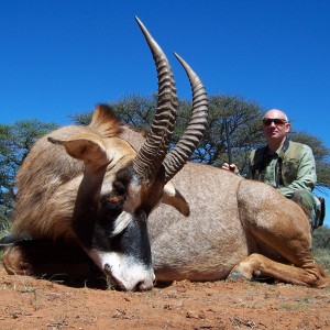 Hunting Roan with Wintershoek Johnny Vivier Safaris in SA