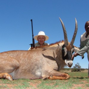 Hunting Roan with Wintershoek Johnny Vivier Safaris in SA