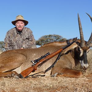 Hunting Roan with Wintershoek Johnny Vivier Safaris in SA