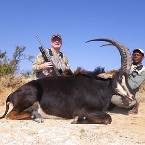 Hunting Sable with Wintershoek Johnny Vivier Safaris in SA