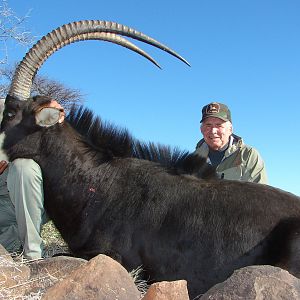 Hunting Sable with Wintershoek Johnny Vivier Safaris in SA