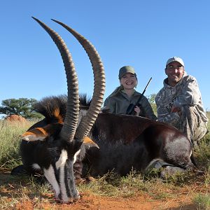 Hunting Sable with Wintershoek Johnny Vivier Safaris in SA