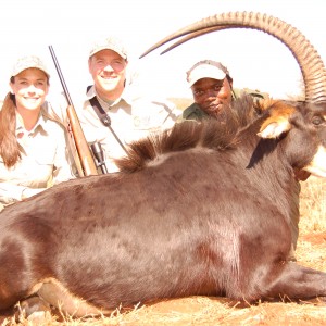 Hunting Sable with Wintershoek Johnny Vivier Safaris in SA