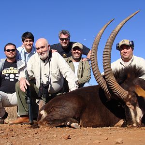 Hunting Sable with Wintershoek Johnny Vivier Safaris in SA