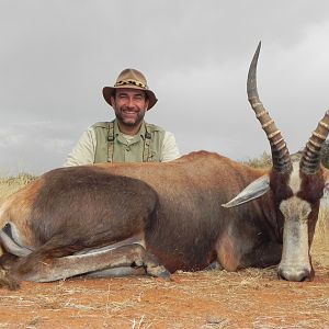 Hunting Blesbok with Wintershoek Johnny Vivier Safaris in SA