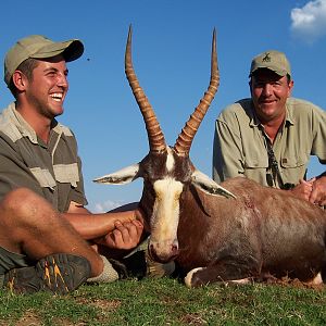 Hunting Blesbok with Wintershoek Johnny Vivier Safaris in SA