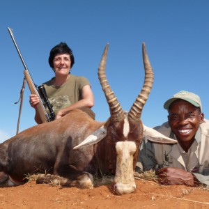 Hunting Blesbok with Wintershoek Johnny Vivier Safaris in SA