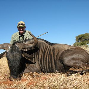 Hunting Blue Wildebeest with Wintershoek Johnny Vivier Safaris in SA