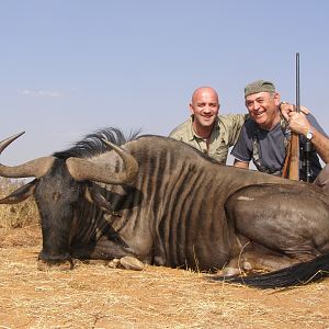 Hunting Blue Wildebeest with Wintershoek Johnny Vivier Safaris in SA