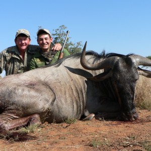 Hunting Blue Wildebeest with Wintershoek Johnny Vivier Safaris in SA