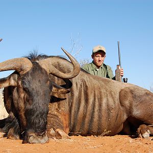 Hunting Blue Wildebeest with Wintershoek Johnny Vivier Safaris in SA