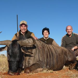 Hunting Blue Wildebeest with Wintershoek Johnny Vivier Safaris in SA