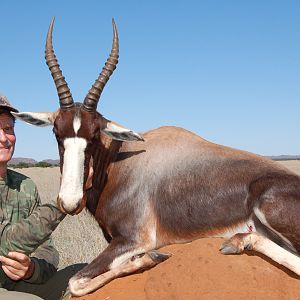 Hunting Bontebuck with Wintershoek Johnny Vivier Safaris in SA