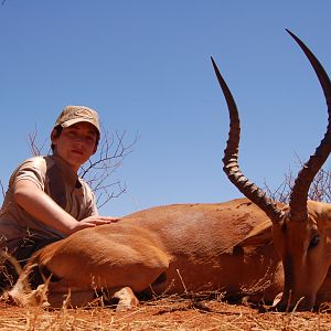 Hunting Impala with Wintershoek Johnny Vivier Safaris in SA