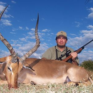 Hunting Impala with Wintershoek Johnny Vivier Safaris in SA