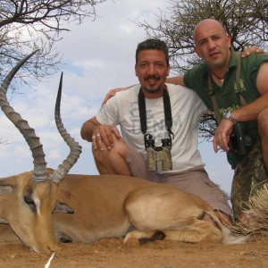 Hunting Impala with Wintershoek Johnny Vivier Safaris in SA