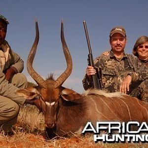 Hunting Nyala with Wintershoek Johnny Vivier Safaris in SA