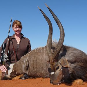 Hunting Nyala with Wintershoek Johnny Vivier Safaris in SA