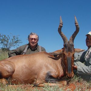 Hunting Red Hartebeest with Wintershoek Johnny Vivier Safaris in SA