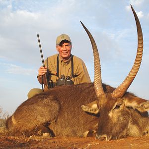 Hunting Waterbuck with Wintershoek Johnny Vivier Safaris in SA