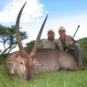 Hunting Waterbuck with Wintershoek Johnny Vivier Safaris in SA