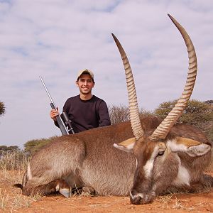 Hunting Waterbuck with Wintershoek Johnny Vivier Safaris in SA