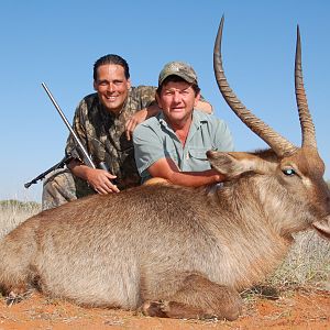 Hunting Waterbuck with Wintershoek Johnny Vivier Safaris in SA