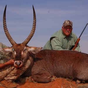 Hunting Waterbuck with Wintershoek Johnny Vivier Safaris in SA