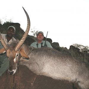 Hunting Waterbuck with Wintershoek Johnny Vivier Safaris in SA