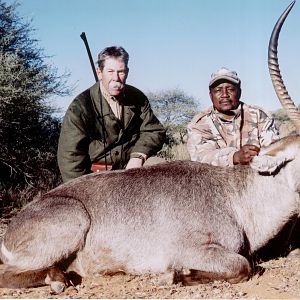 Hunting Waterbuck with Wintershoek Johnny Vivier Safaris in SA