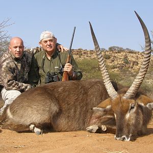 Hunting Waterbuck with Wintershoek Johnny Vivier Safaris in SA