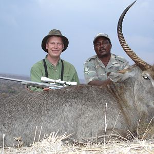 Hunting Waterbuck with Wintershoek Johnny Vivier Safaris in SA