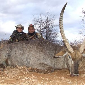 Hunting Waterbuck with Wintershoek Johnny Vivier Safaris in SA