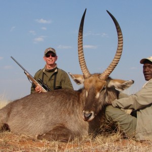 Hunting Waterbuck with Wintershoek Johnny Vivier Safaris in SA