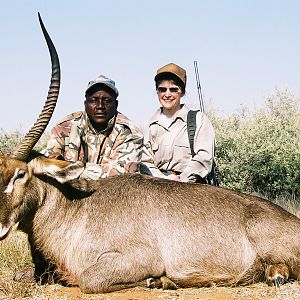 Hunting Waterbuck with Wintershoek Johnny Vivier Safaris in SA