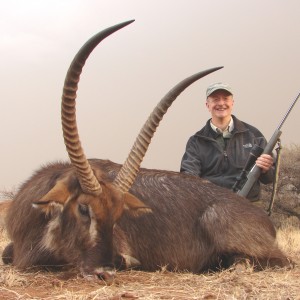 Hunting Waterbuck with Wintershoek Johnny Vivier Safaris in SA